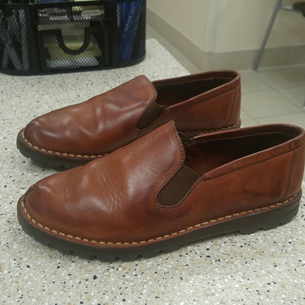 Cole Haan Brown leather loafers sz 5m